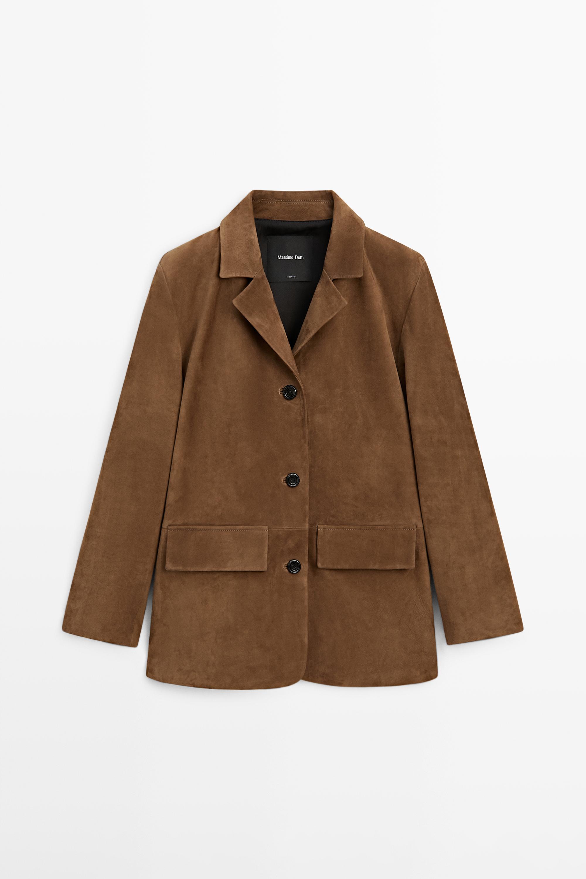 Blazer en daim 100% cuir